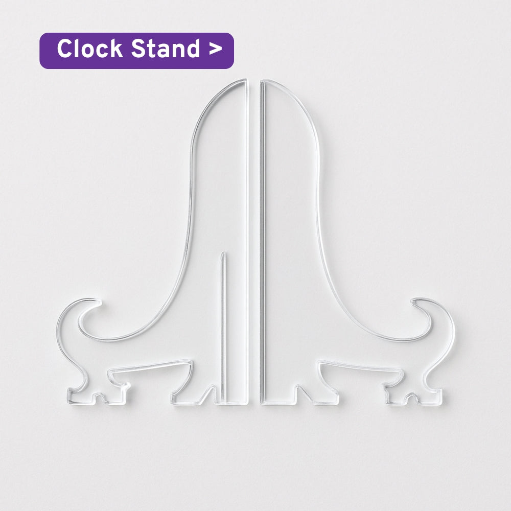 Te Reo Koru Clock - Solid Timber