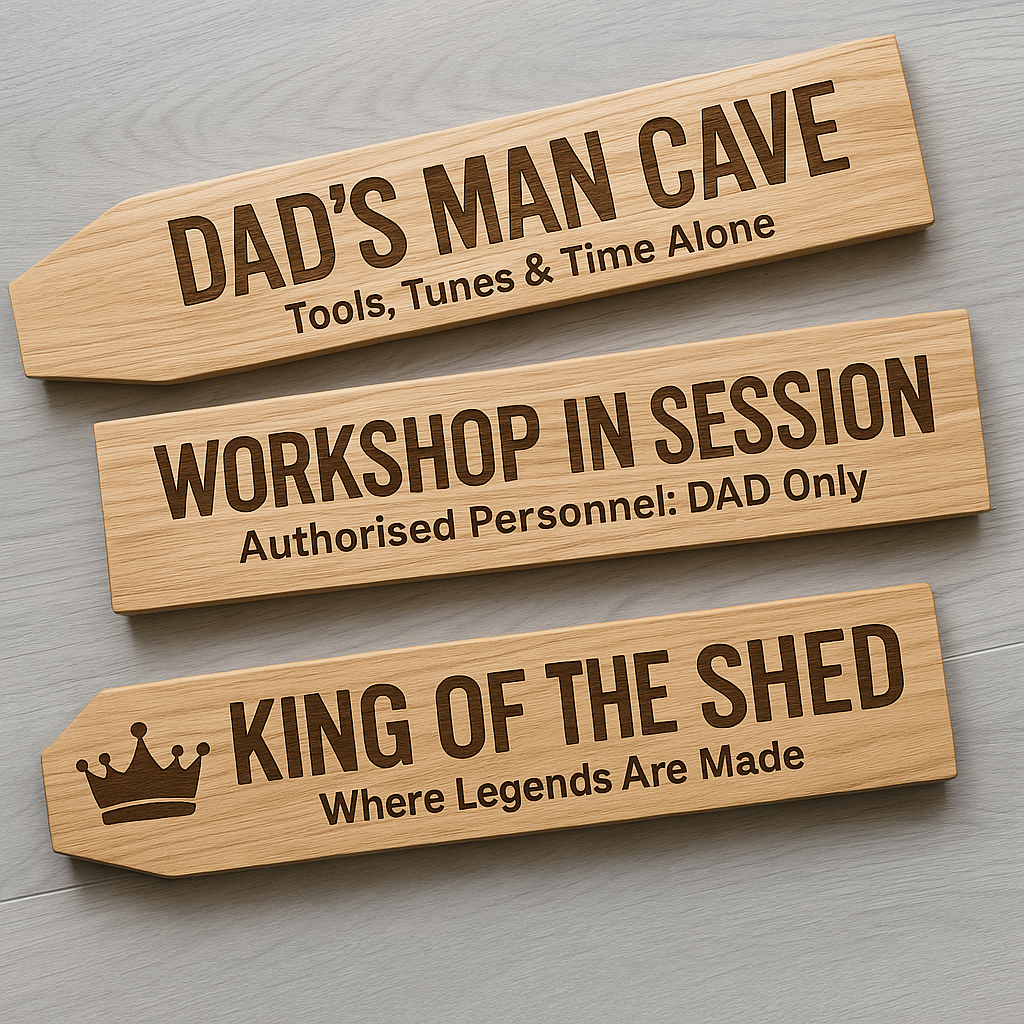 Personalised Timber Shed Sign