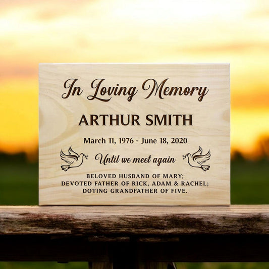 Adult Memorial Plaque