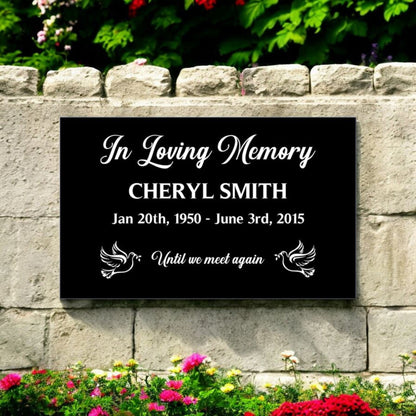 Memorial Plaque Adult (Outdoor)