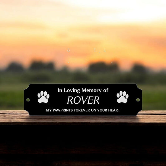 Memorial Bench Plaque (Outdoor)