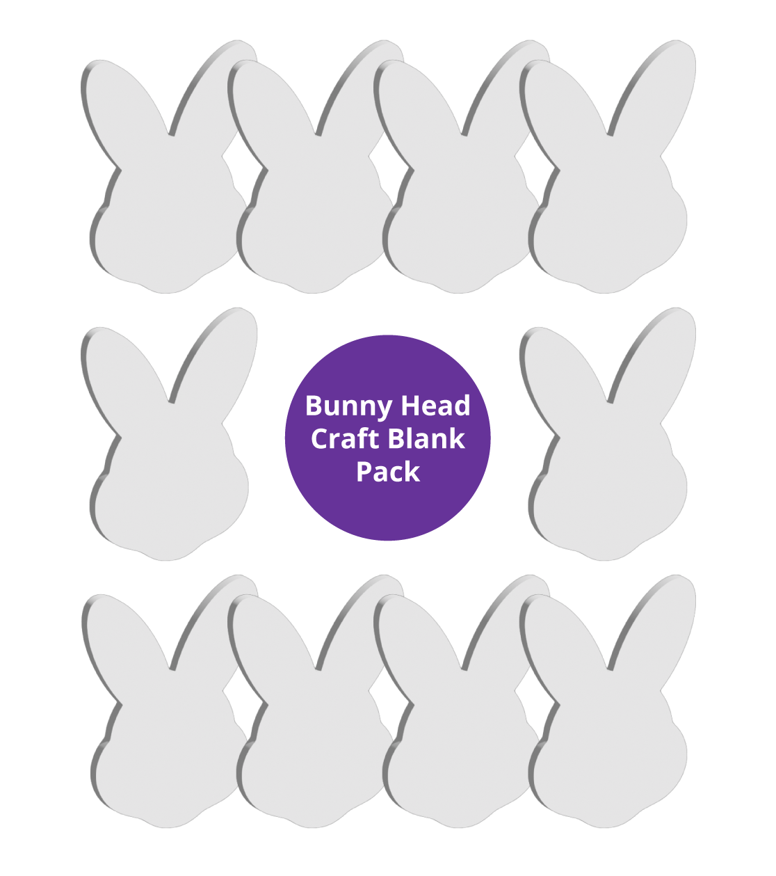 Preschool Craft Pack - Bunny Head