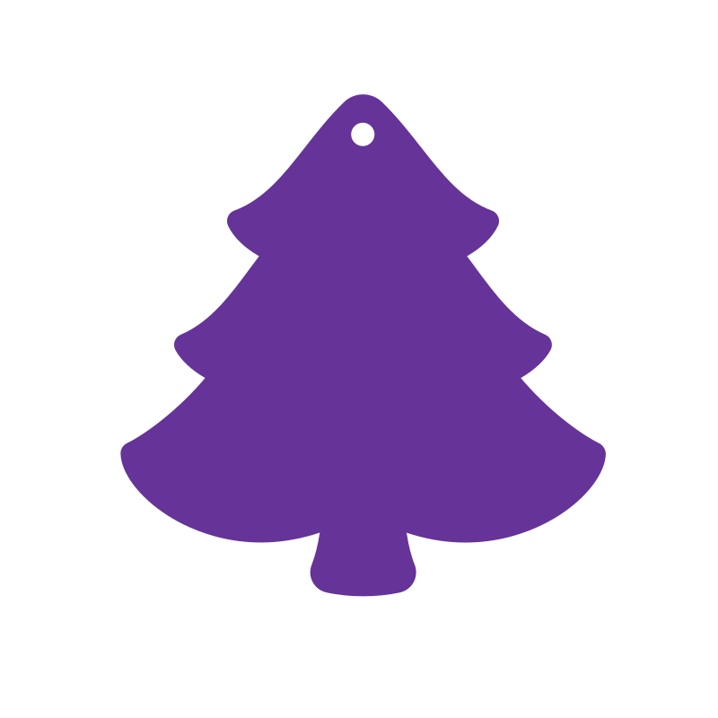 Christmas Tree 2 - 110mm (Craft Blank) [Christmas Decoration Blank]