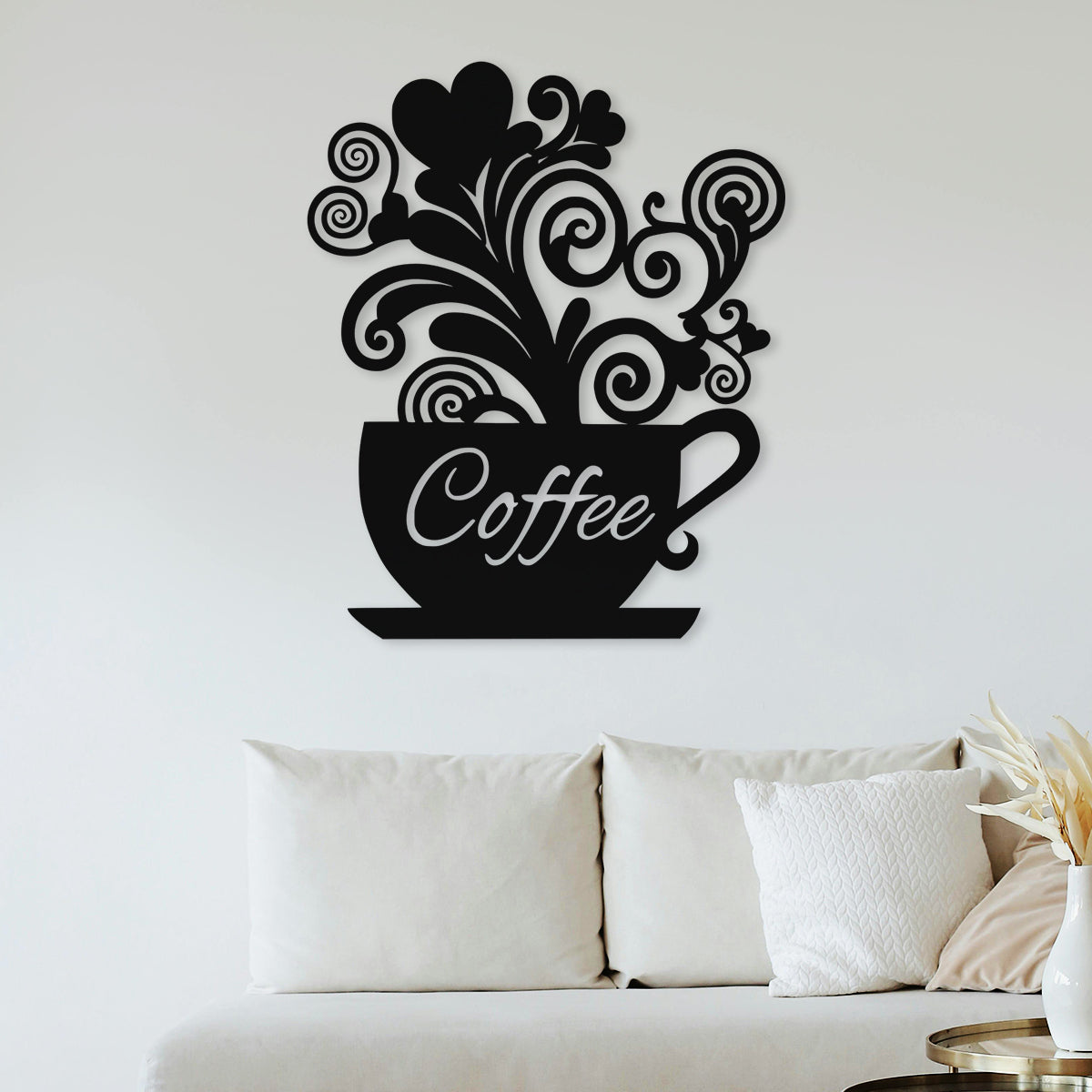 Coffee Koru - Wall Art