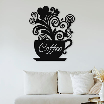 Coffee Koru - Wall Art
