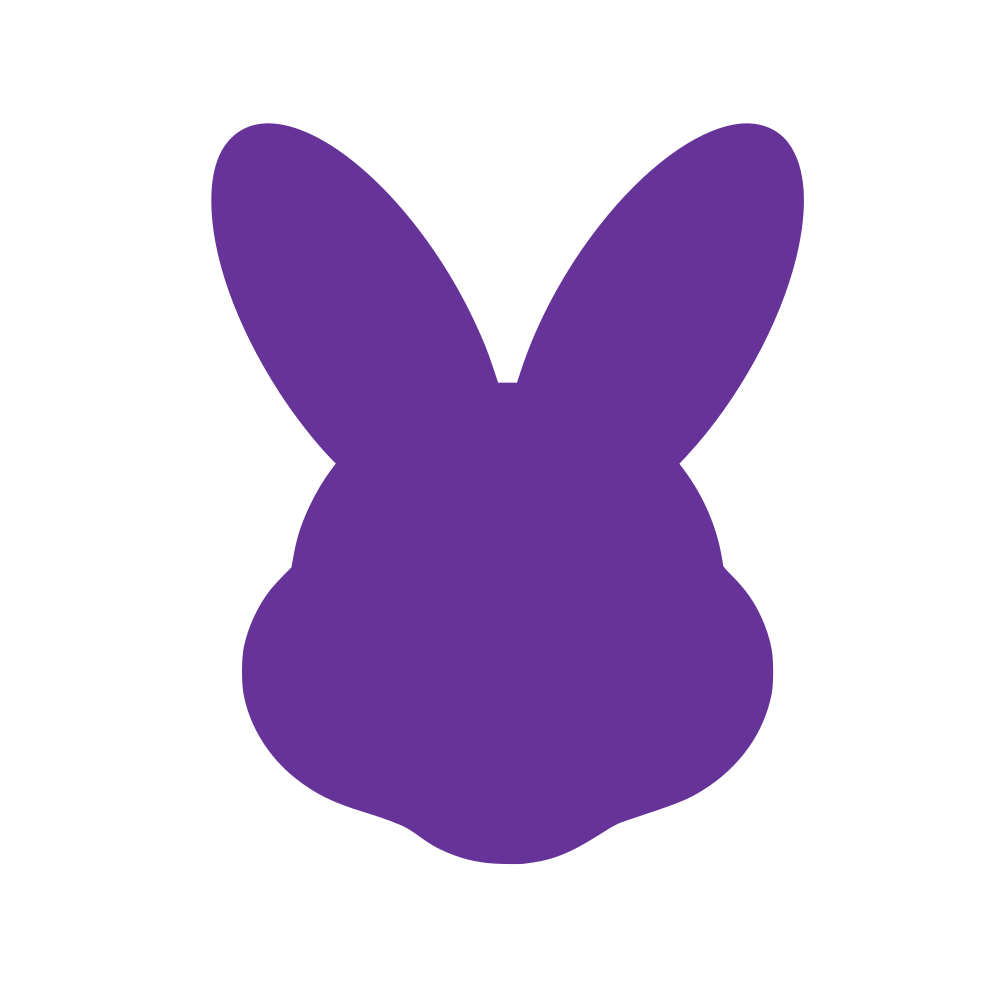 Easter Bunny Head 2 (Craft Blank)