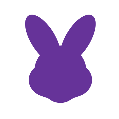 Easter Bunny Head 2 (Craft Blank)