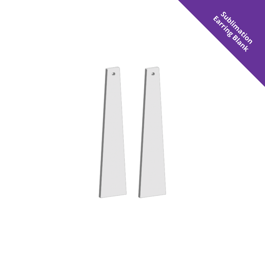 Hanging Earring 0010 - 70mm Drop [White]