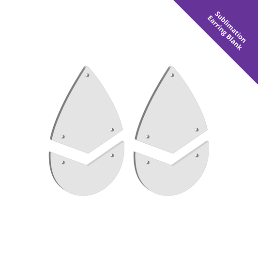 Hanging Earring 0015 - 60mm Drop [White]