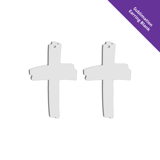 Hanging Earring 0054 - 60mm Drop [White]