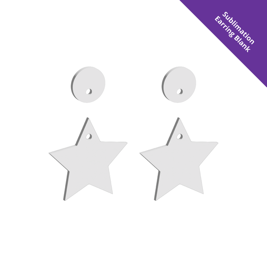 Hanging Earring 0085 - 40mm Drop [White]