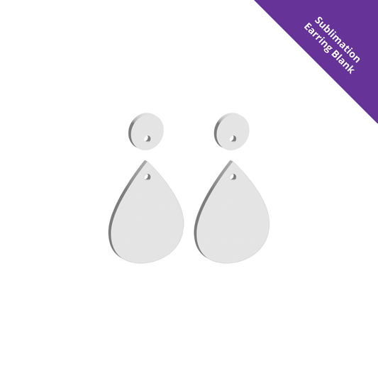 Hanging Earring 0087 - 40mm Drop [White]