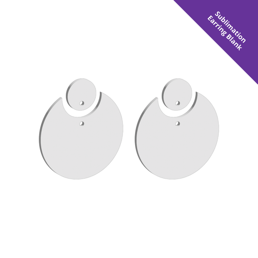 Hanging Earring 0089 - 40mm Drop [White]