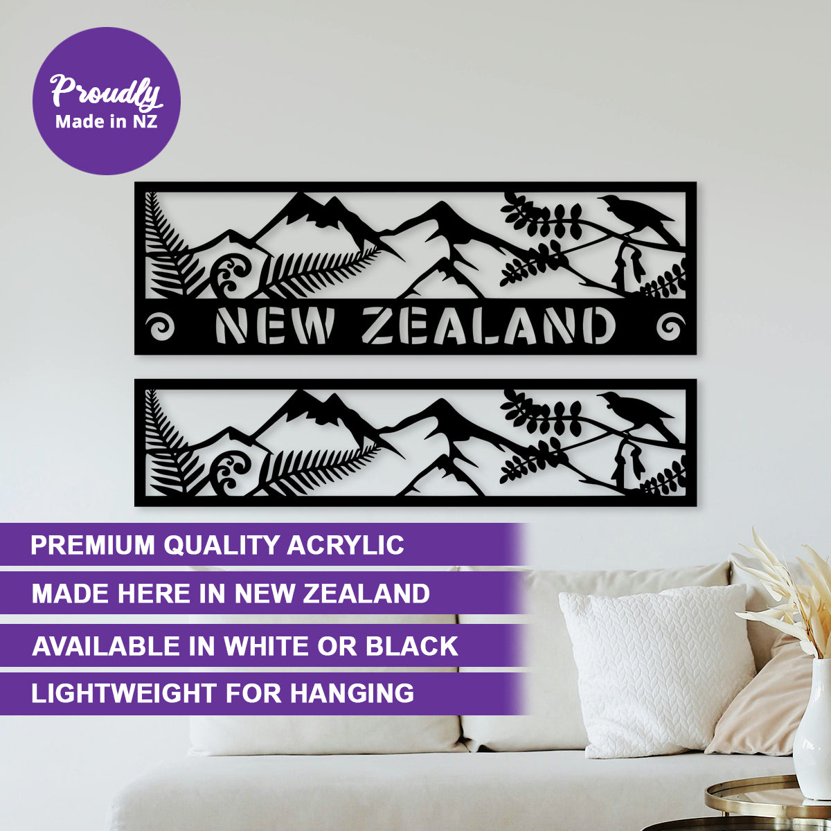 New Zealand Theme - Wall Art [LARGE]