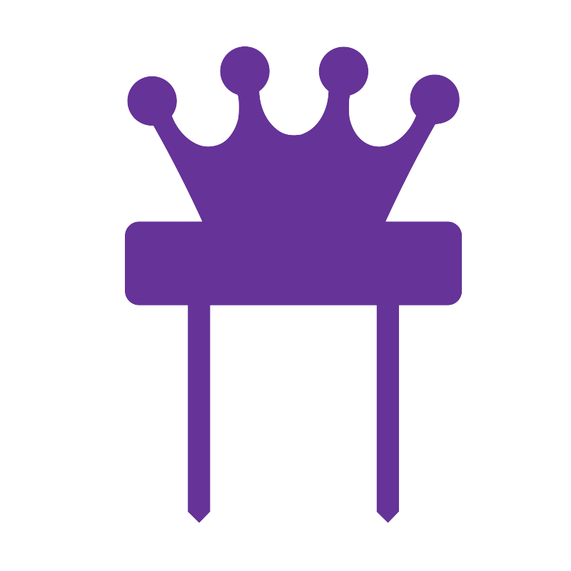 Cake Topper Crown (Craft Blank)