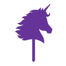 Load image into Gallery viewer, Cake Topper Unicorn (Craft Blank)
