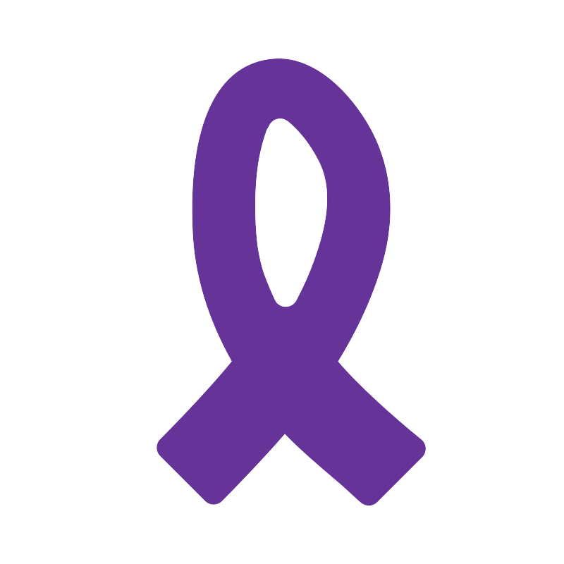 Cancer Ribbon (Craft Blank)