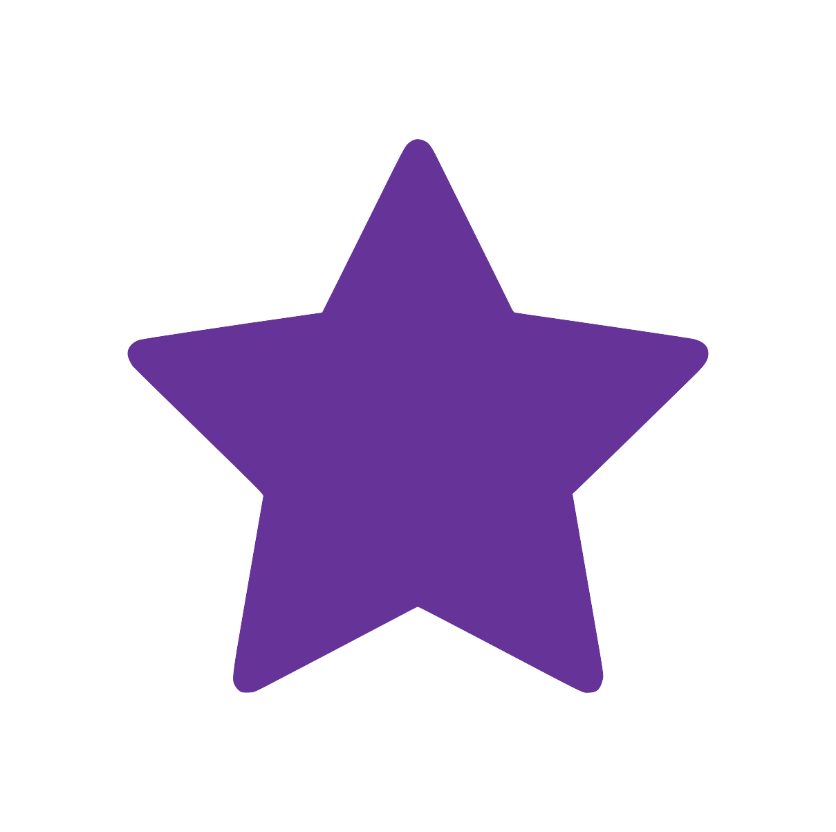 Rounded Star (Craft Blank)