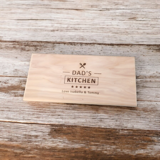 Dad's Kitchen Macrocarpa Serving Board