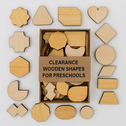 Preschool & ECE Geometric Shapes Kit - 30-Piece (Clearance)