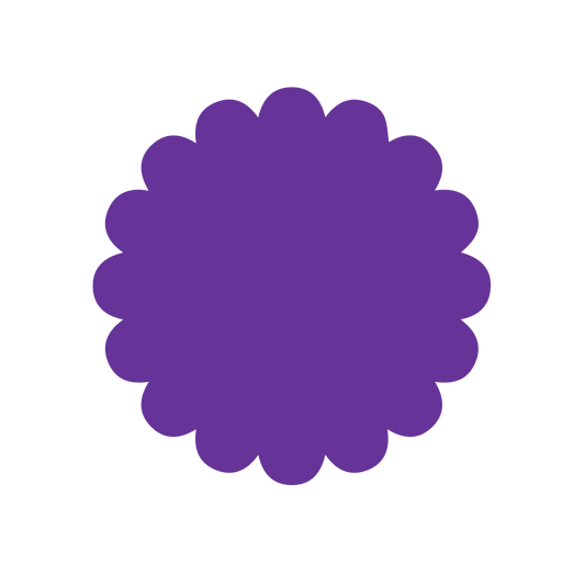 Scalloped Circle No.3 (Craft Blank)