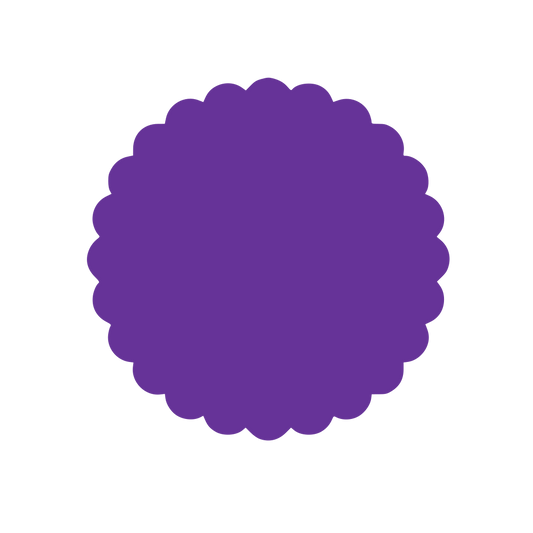 Scalloped Circle No.4 (Craft Blank)