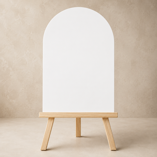 Blank Acrylic Wedding Sign – Arch or Rectangle