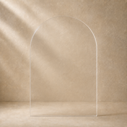 Blank Acrylic Wedding Sign – Arch or Rectangle