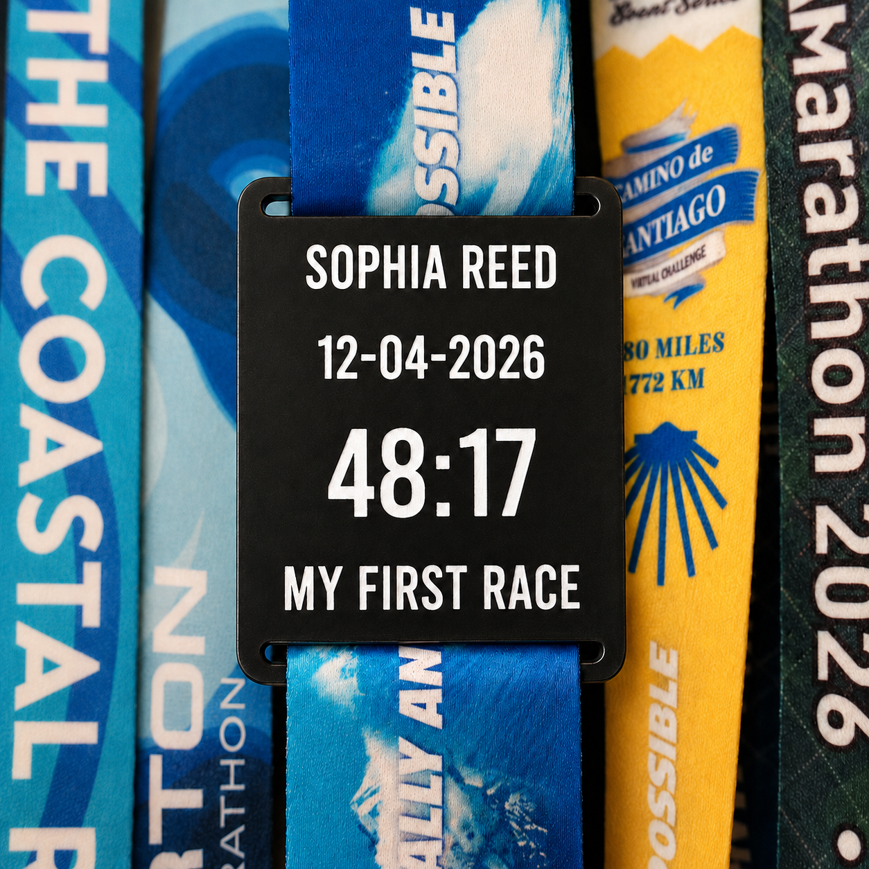 Personalised Medal Ribbon Tag