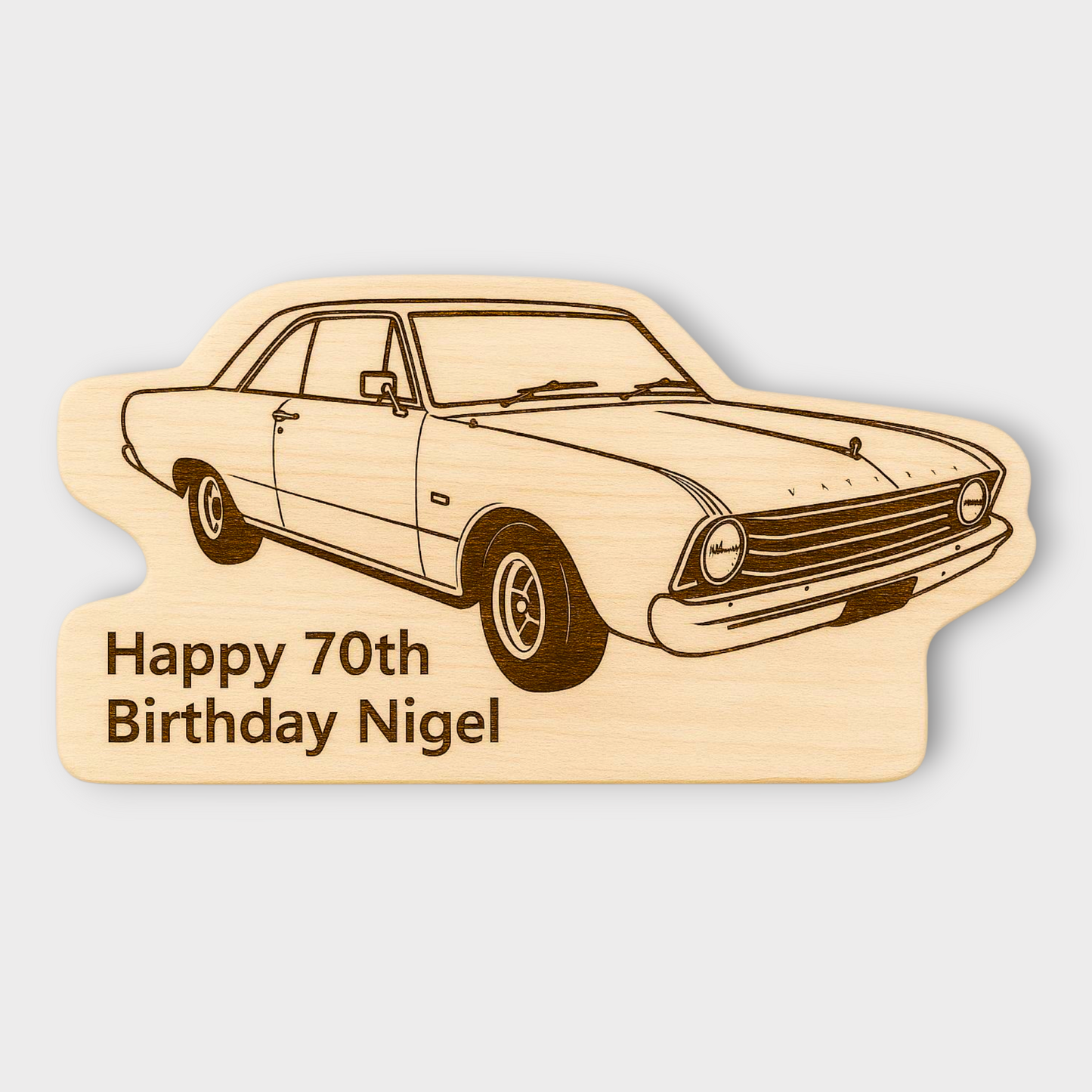 Birthday Plaque (Custom Shape)