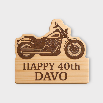 Birthday Plaque (Custom Shape)