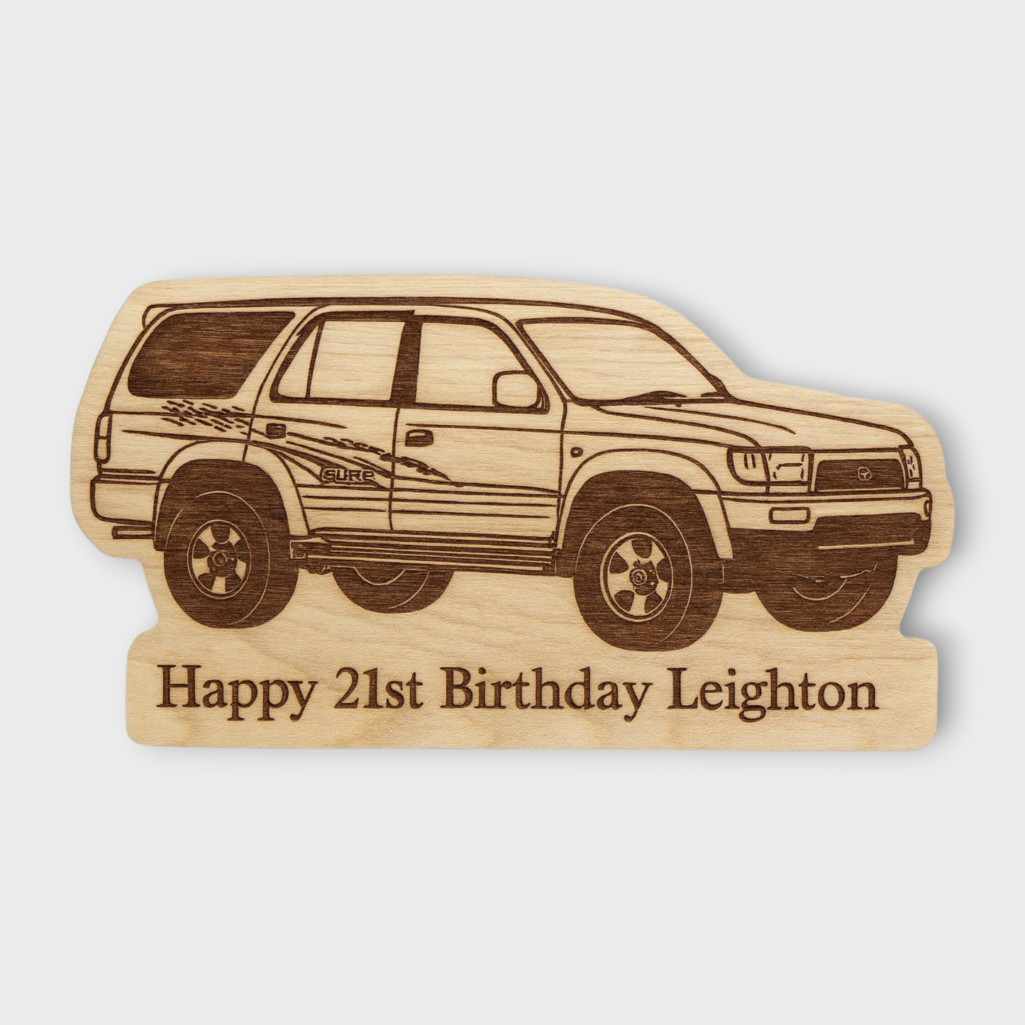 Birthday Plaque (Custom Shape)