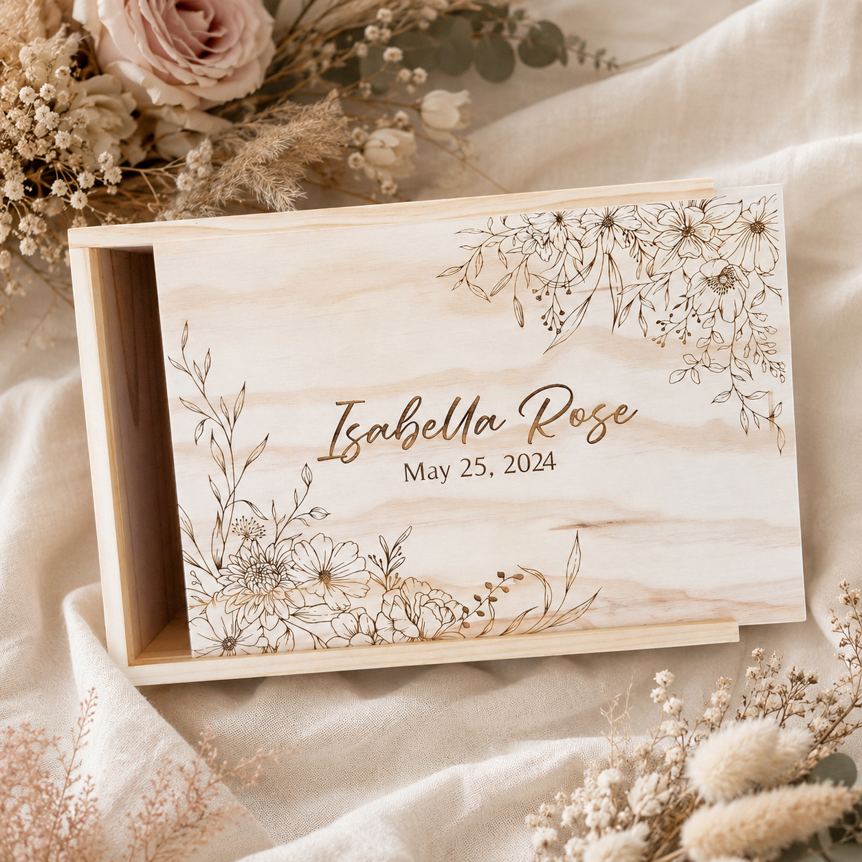 Personalised Keepsake Box – Handcrafted in New Zealand