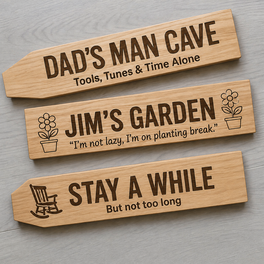Personalised Timber Sign