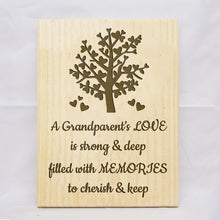 Load image into Gallery viewer, A Grandparents Love Plaque
