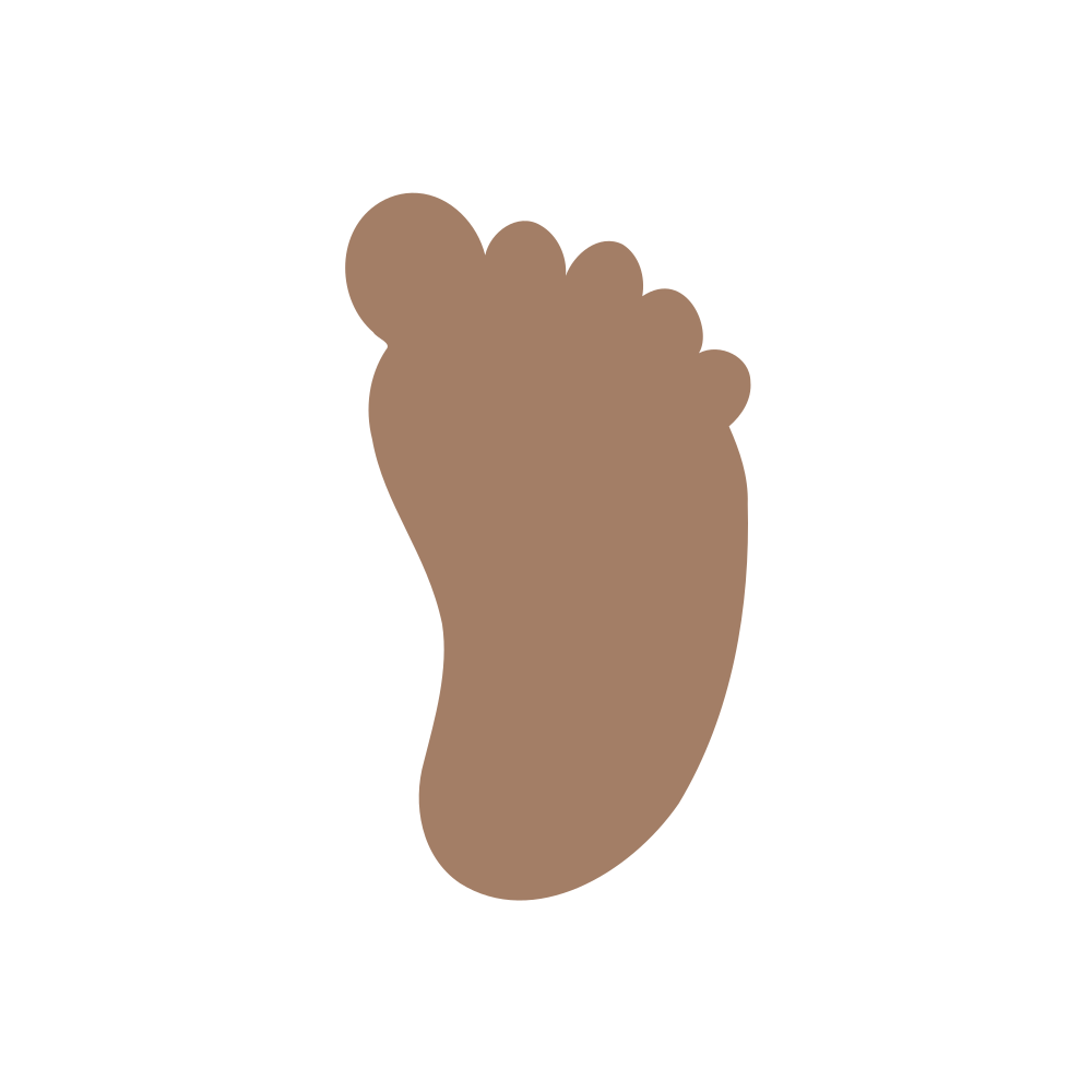Baby Footprint (Craft Blank)