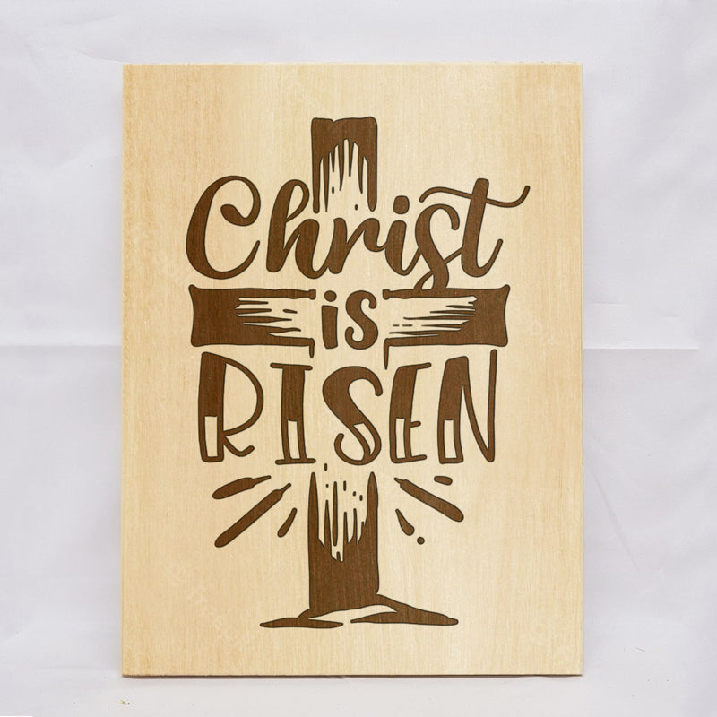 Christ Is Risen Plaque