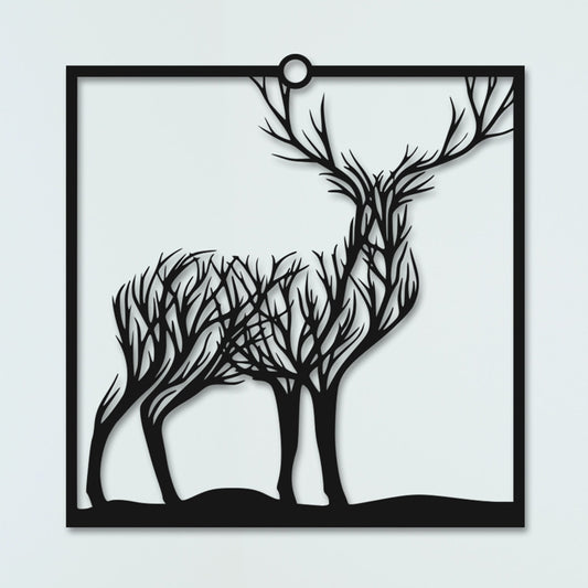 Deer Square Wall Art