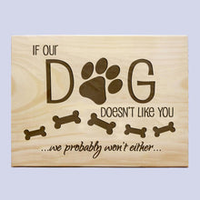 Load image into Gallery viewer, If Our Dog Plaque
