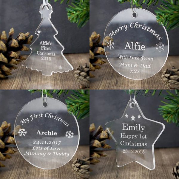 Personalised Tree Decoration (Hanging)