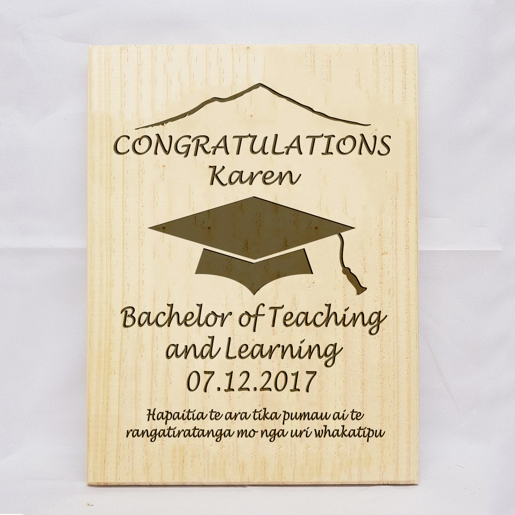 Congratulations Graduation Plaque