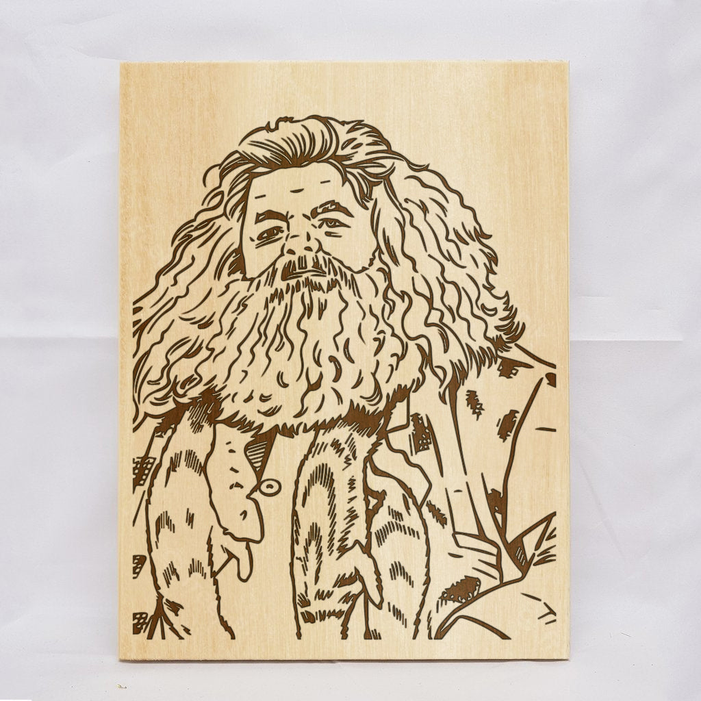 Hagrid Portrait Plaque
