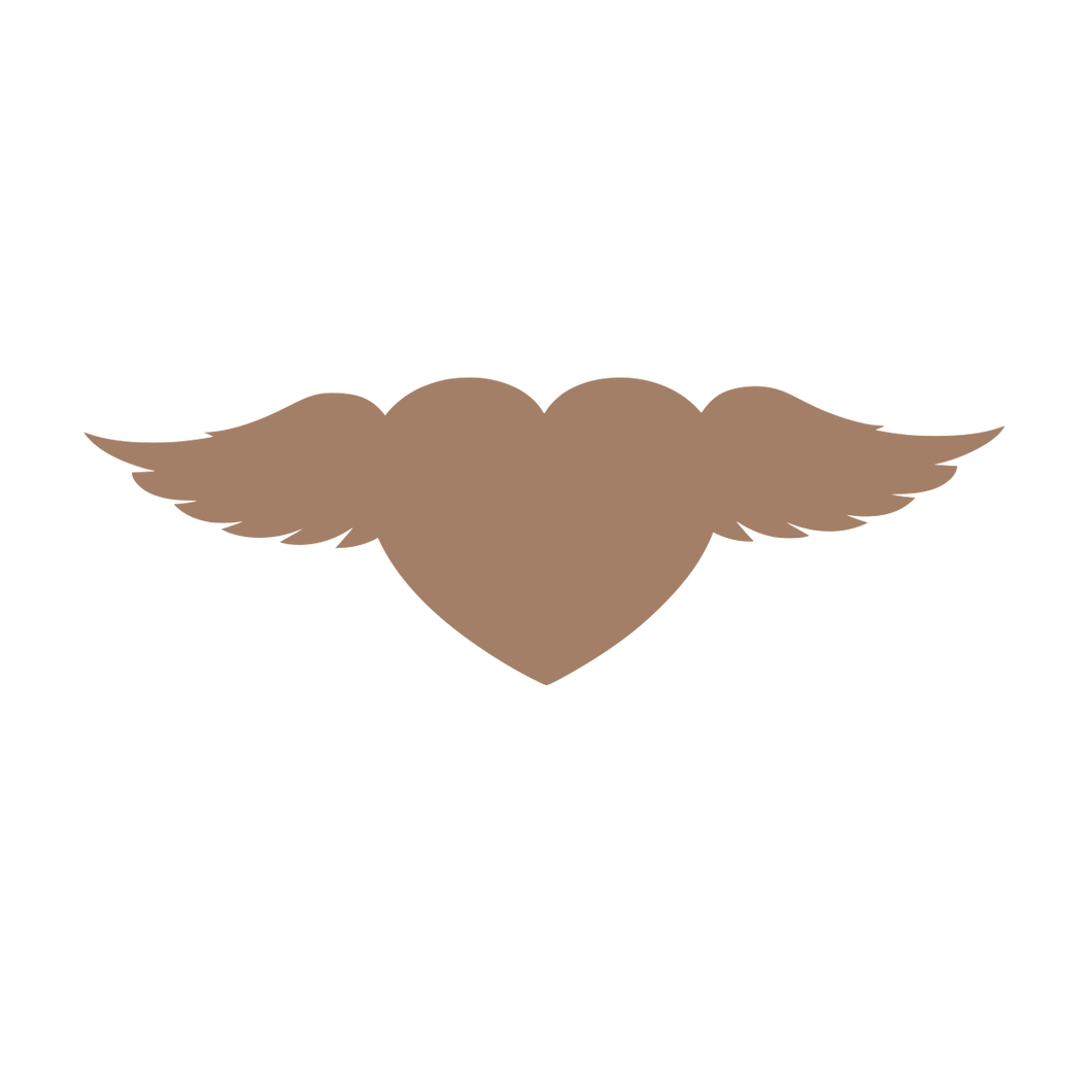 Heart + Wings [1-piece] (Craft Blank)