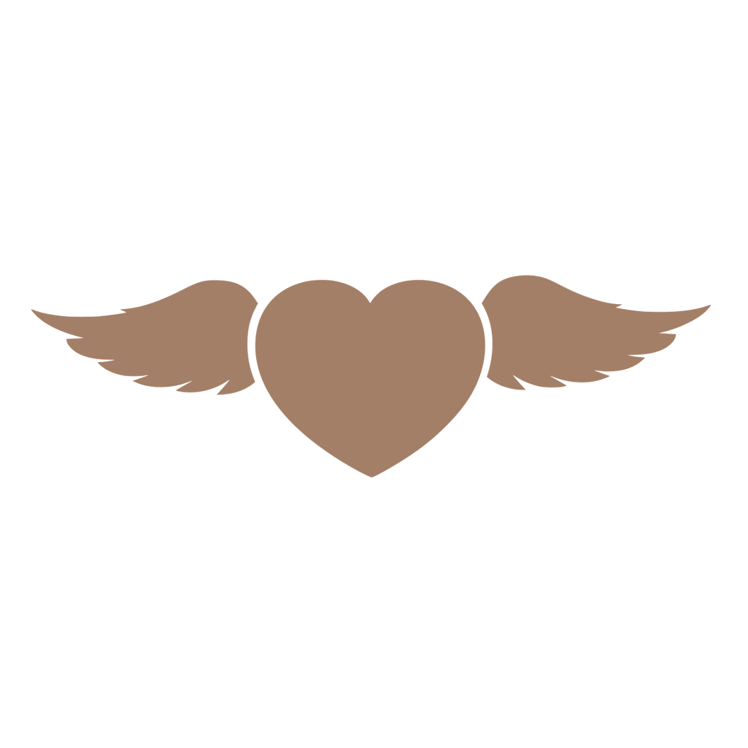 Heart + Wings [3-piece] (Craft Blank)