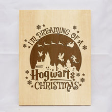 Load image into Gallery viewer, Hogwarts Christmas Plaque

