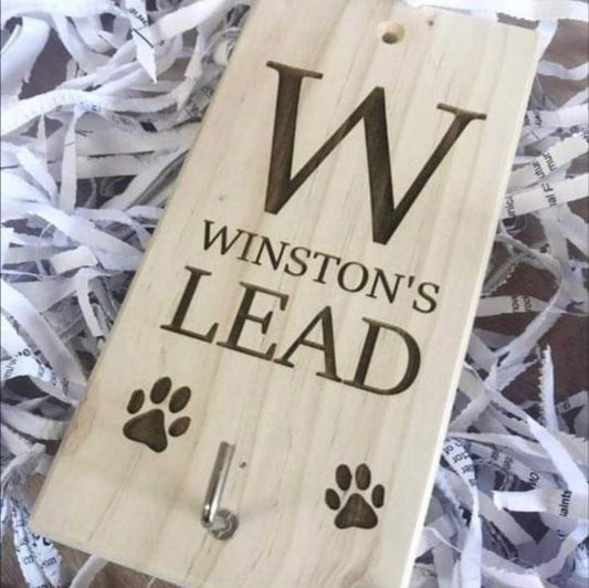 Personalised Dog Lead Holder