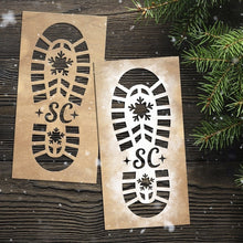 Load image into Gallery viewer, Santa&#39;s Footprint Stencil
