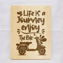 Load image into Gallery viewer, Life Is A Journey Plaque
