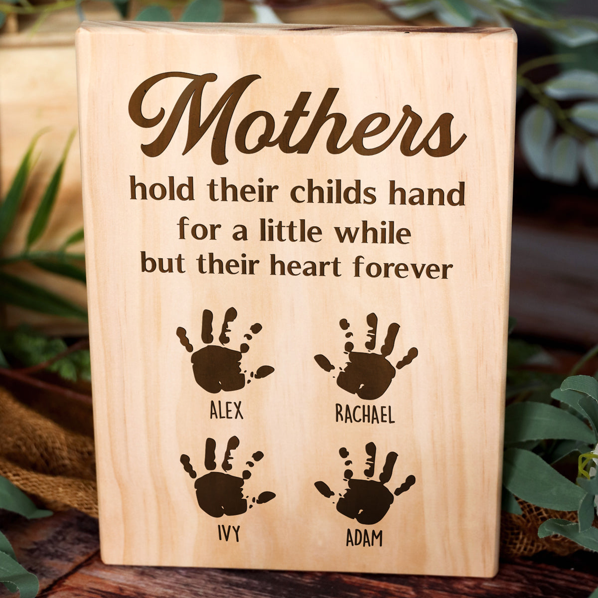 Mothers Heart Forever Plaque