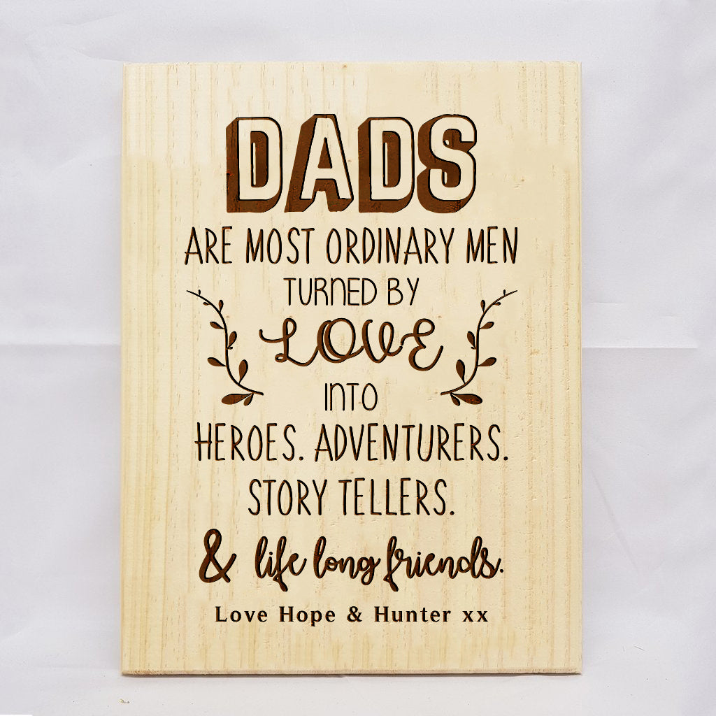 Ordinary Dads Plaque